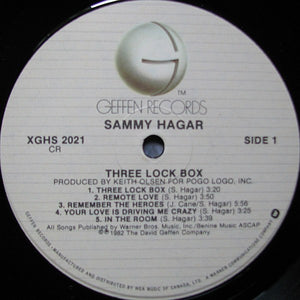 Sammy Hagar - Three Lock Box - 1982