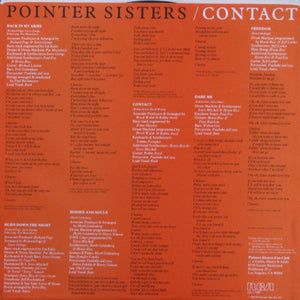 Pointer Sisters - Contact - 1985
