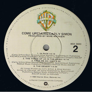 Carly Simon - Come Upstairs - 1980