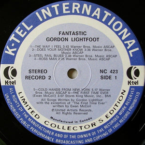 Gordon Lightfoot - Fantastic - 1975