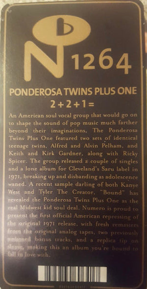 Ponderosa Twins + One - 2+2+1 = Ponderosa Twins Plus One - 2022