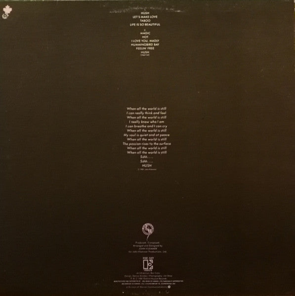 John Klemmer - Hush - 1981