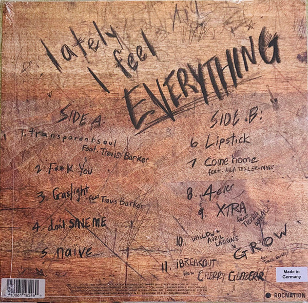 Willow (52) - Lately I Feel Everything