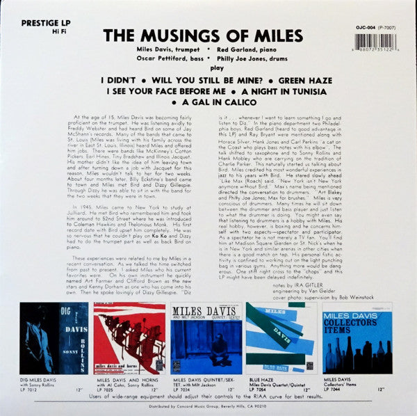 Miles Davis - The Musings Of Miles