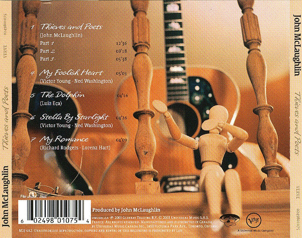 John McLaughlin - Thieves And Poets (CD) - 2003
