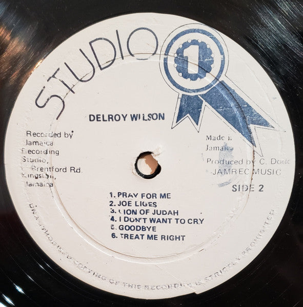 Delroy Wilson - I Shall Not Remove