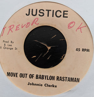 Johnny Clarke - Move Out Of Babylon Rastaman -