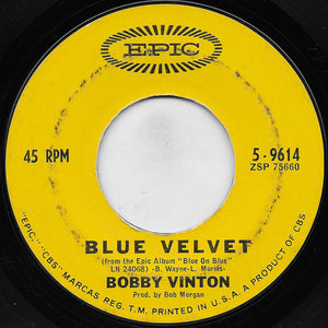 Bobby Vinton - Blue Velvet / Is There A Place (Where I Can Go)
