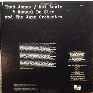 Thad Jones & Mel Lewis - Thad Jones / Mel Lewis & Manuel De Sica And The Jazz Orchestra