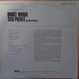 Tito Puente And His Orchestra - Dance Mania - 1969