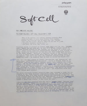 Soft Cell - Tainted Love / Where Did Our Love Go