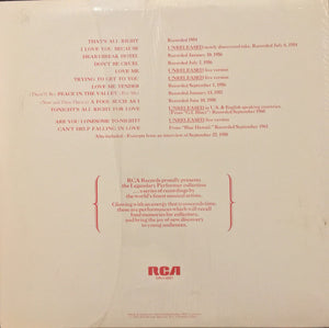 Elvis Presley - A Legendary Performer - Volume 1