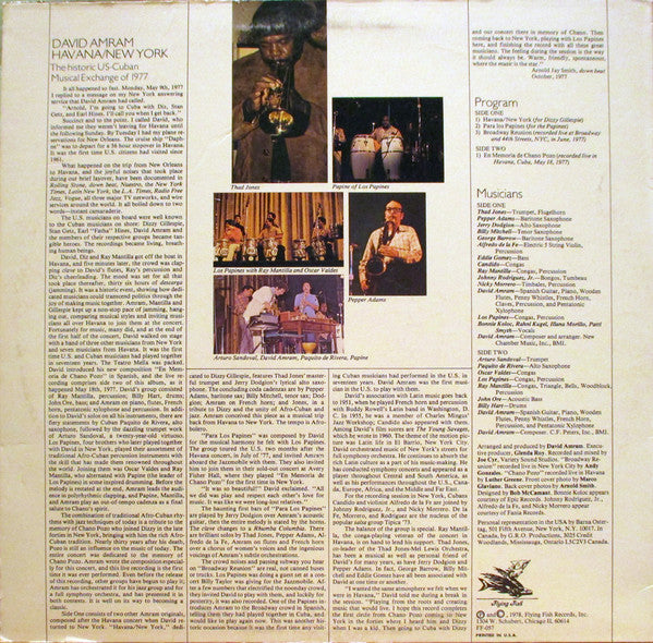 David Amram - Havana/New York