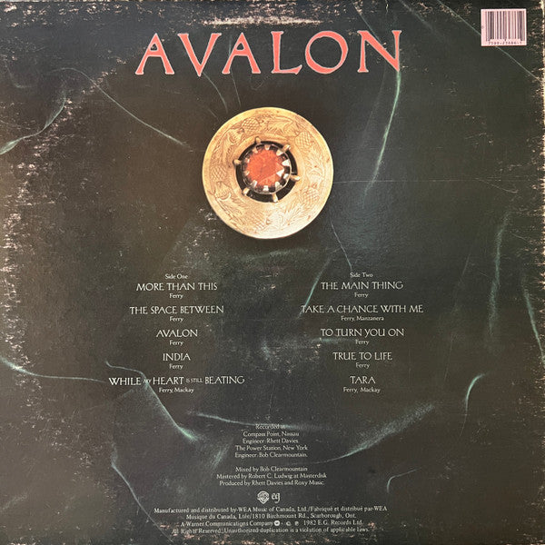 Roxy Music - Avalon - 1982