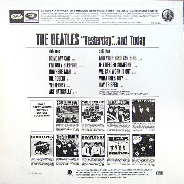 Beatles, The - Yesterday And Today - 1980