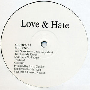 Section 25 - Love & Hate