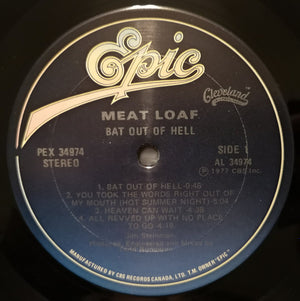 Meat Loaf - Bat Out Of Hell - 1977