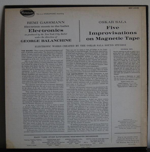 Remi Gassmann / Oskar Sala - Electronics / Five Improvisations On Magnetic Tape 1961 - Quarantunes