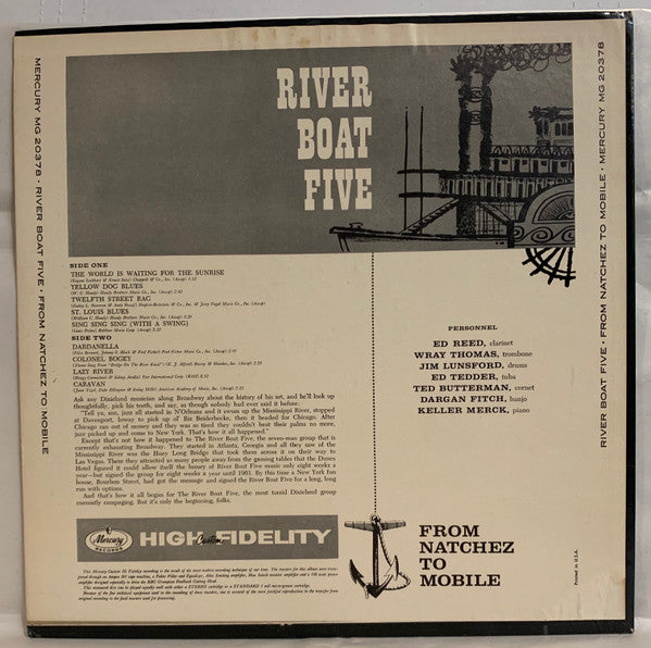 The River Boat Five - From Natchez To Mobile