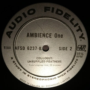No Artist - Ambience One (An Adventure In Enviromental Sound) - 1970