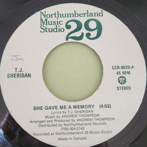 T.J. Sheridan - She Gave Me a Memory / Two The Same -