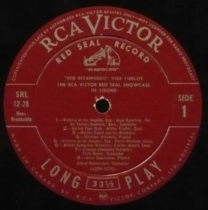 Various - The RCA Victor Red Seal Showcase In Sound