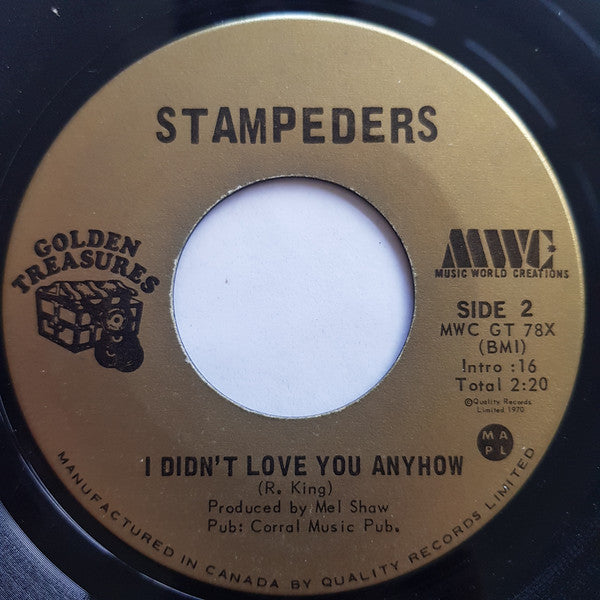 Stampeders, The - Carry Me - 1973