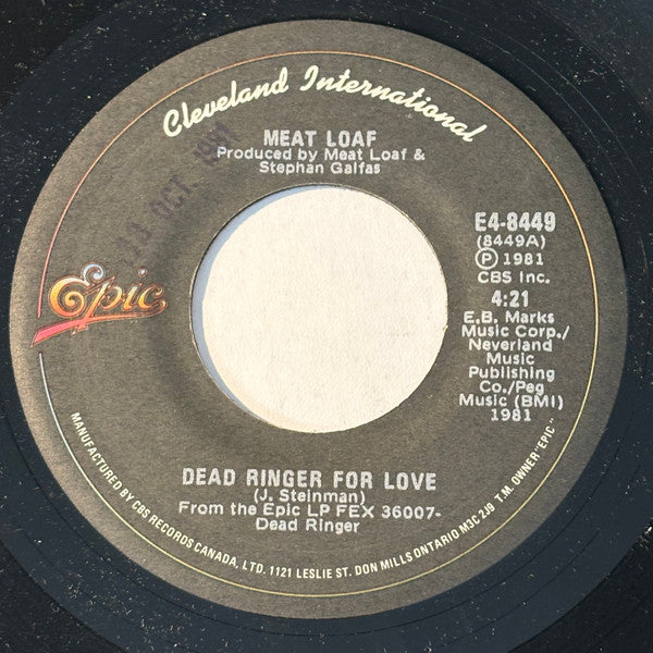 Meat Loaf - Dead Ringer For Love - 1981