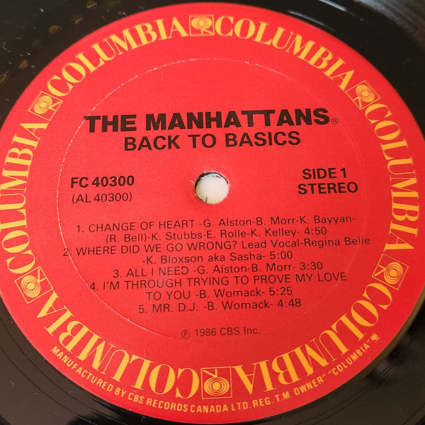 Manhattans - Back To Basics