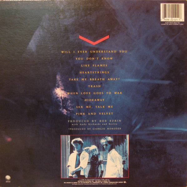 Berlin - Count Three & Pray - 1986