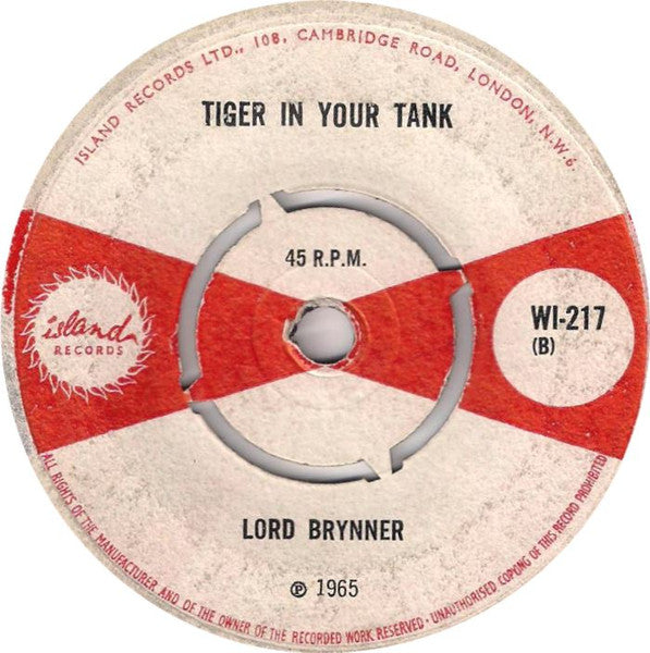 Roland Alphonso / Lord Brynner - El Pussy Cat / Tiger In Your Tank - 1965