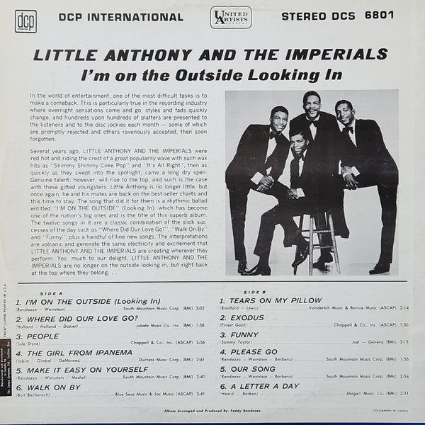 Little Anthony & The Imperials - I'm On The Outside (Looking In) - 1964