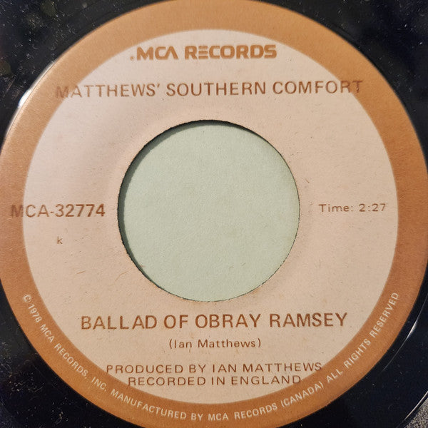 Matthews' Southern Comfort - Woodstock - 1973