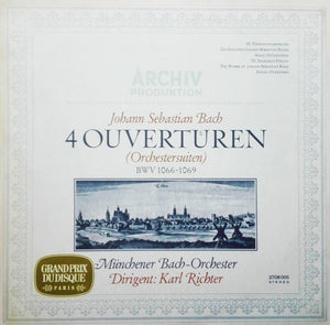 Johann Sebastian Bach - Münchener Bach-Orchester, Karl Richter - 4 Ouvertueren (Orchestersuiten) BWV 1066-1069 -