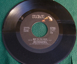 Rick Springfield - Bop 'Til You Drop / Taxi Dancing - 1984