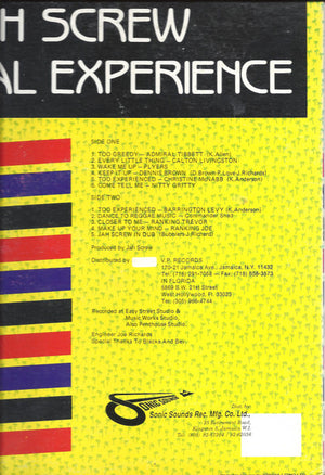 Various - Jah Screw Original Experience