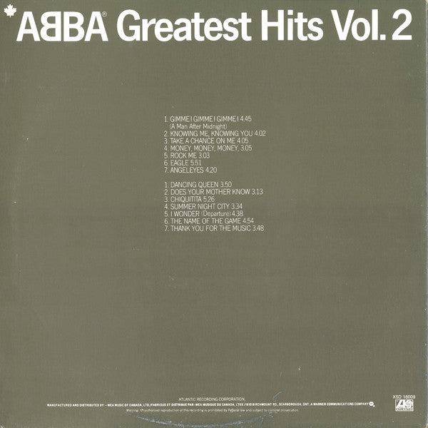 ABBA - Greatest Hits Vol. 2 - 1979