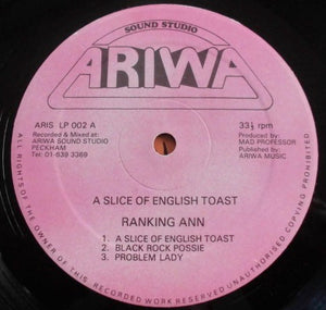 Ranking Ann - A Slice Of English Toast -