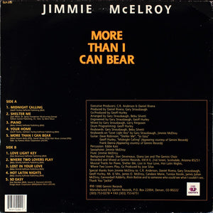Jimmy McElroy - More Than I Can Bear