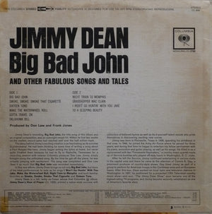 Jimmy Dean - Big Bad John And Other Fabulous Songs And Tales