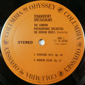 Pyotr Ilyich Tchaikovsky - Sir Adrian Boult, London Philharmonic Orchestra - Tchaikovsky Spectaculars (Romeo And Juliet / Overture 1812 / Marche Slave) -