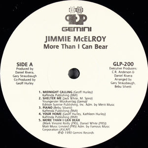 Jimmy McElroy - More Than I Can Bear