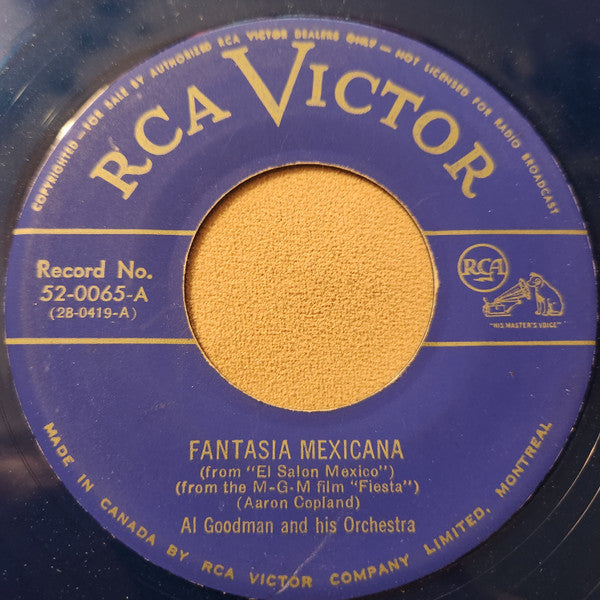 Al Goodman And His Orchestra - Fantasia Mexicana / Themes From "Gone With The Wind" - 1950