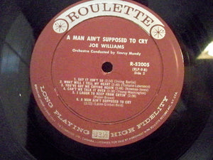 Joe Williams - A Man Ain't Supposed To Cry