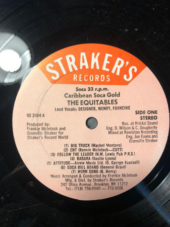 The Equitables - Caribbean Soca Gold