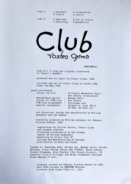 Yoshio Ojima - Club