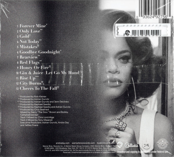 Andra Day - Cheers To The Fall (CD) - 2015