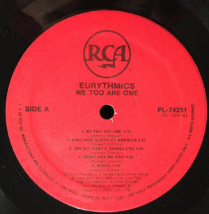 Eurythmics - We Too Are One - 1989