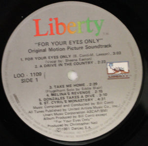 Bill Conti - For Your Eyes Only (Original Motion Picture Soundtrack)