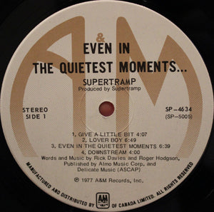Supertramp - Even In The Quietest Moments... - 1977